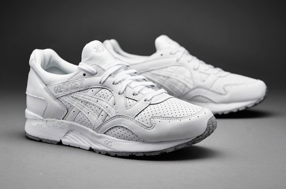 asics gel lyte v blanc rouge