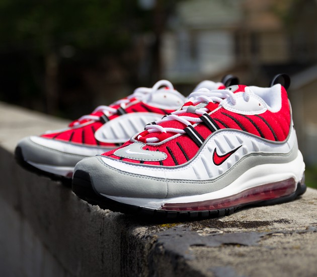nike air max 98 rouge et blanc